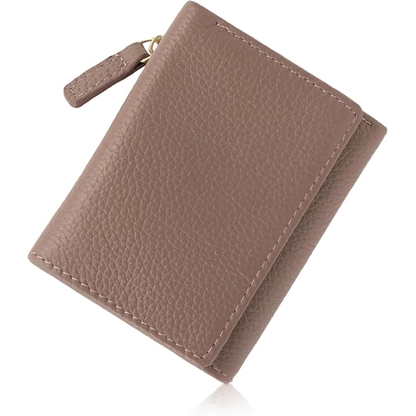 Amazon | [PURCHIC] 二つ折り財布 ミニ財布 レディース 本革